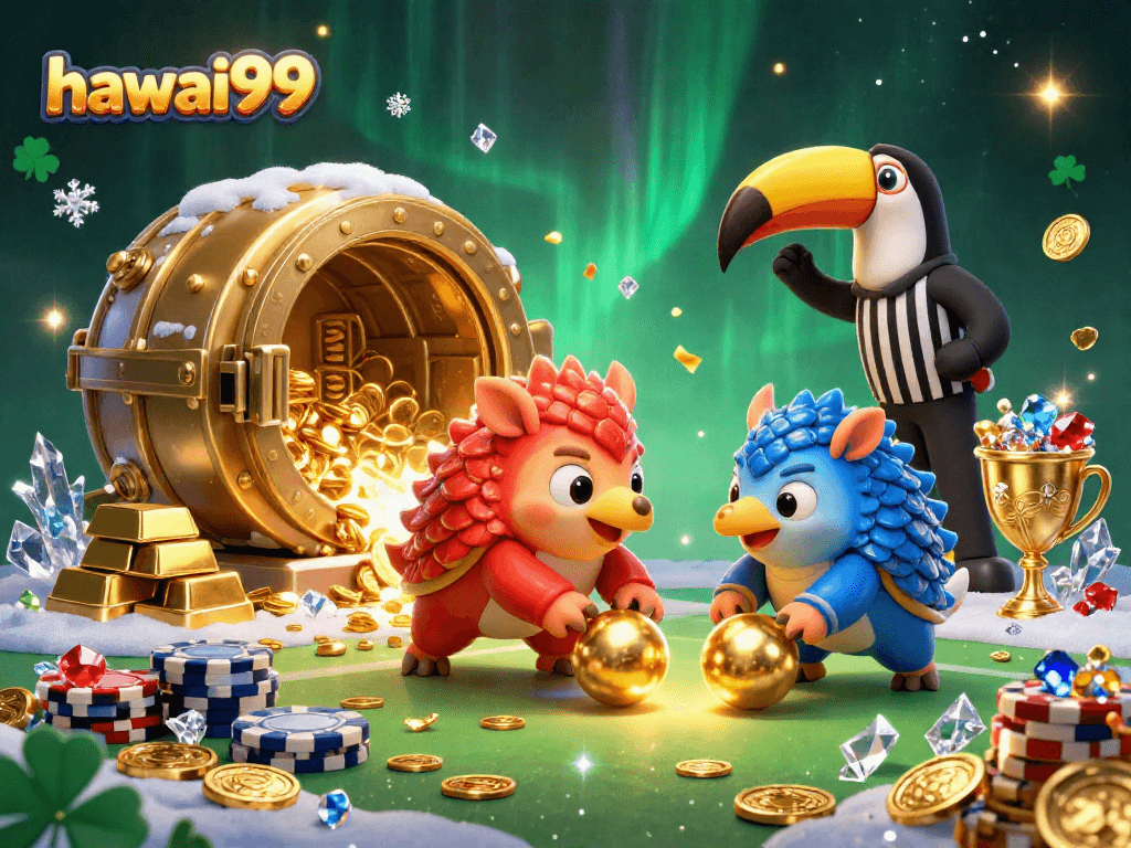 Experience thrilling gameplay with hawai99 featuring rival pangolins and casino excitement.