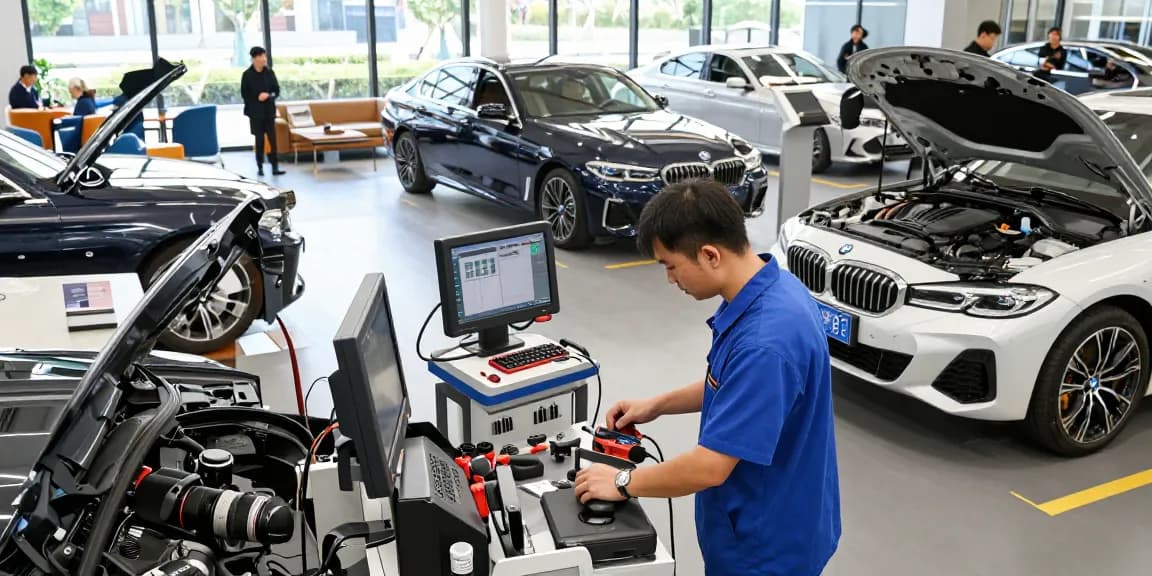Professionelle Reparatur in der BMW Werkstatt Hannover mit erfahrenen Technikern und modernster Ausrüstung