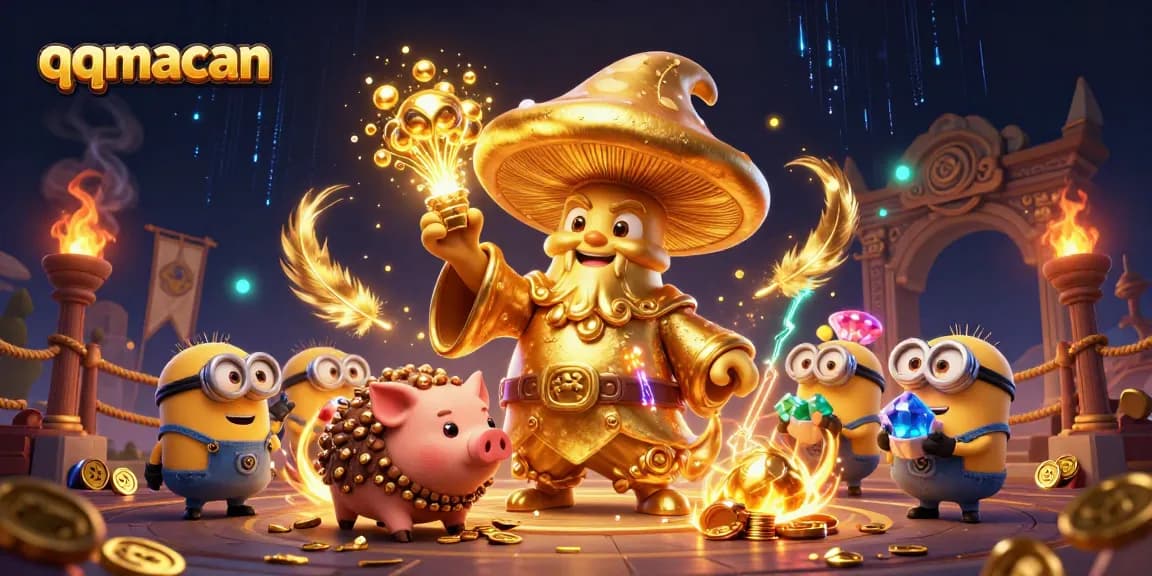 qqmacan unleashes the magic of a casino adventure with golden treasures and mystical creatures.