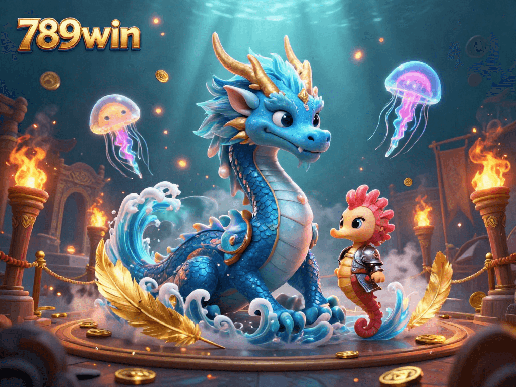 Experience the exciting world of 789win with this vibrant casino-themed illustration.
