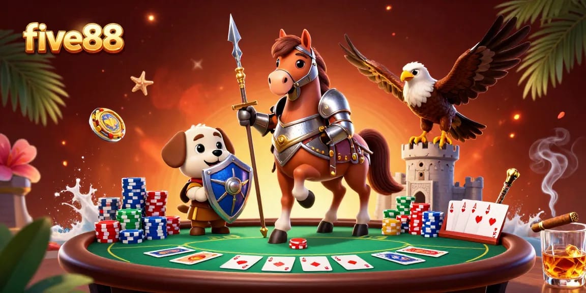 Win big at five88 with thrilling poker, animated characters, and engaging casino atmosphere.