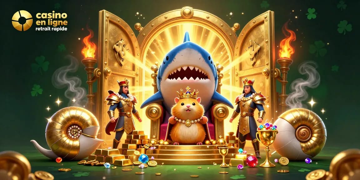 Venez découvrir la magie des gains avec le casino en ligne retrait rapide, une illustration captivante et colorée.