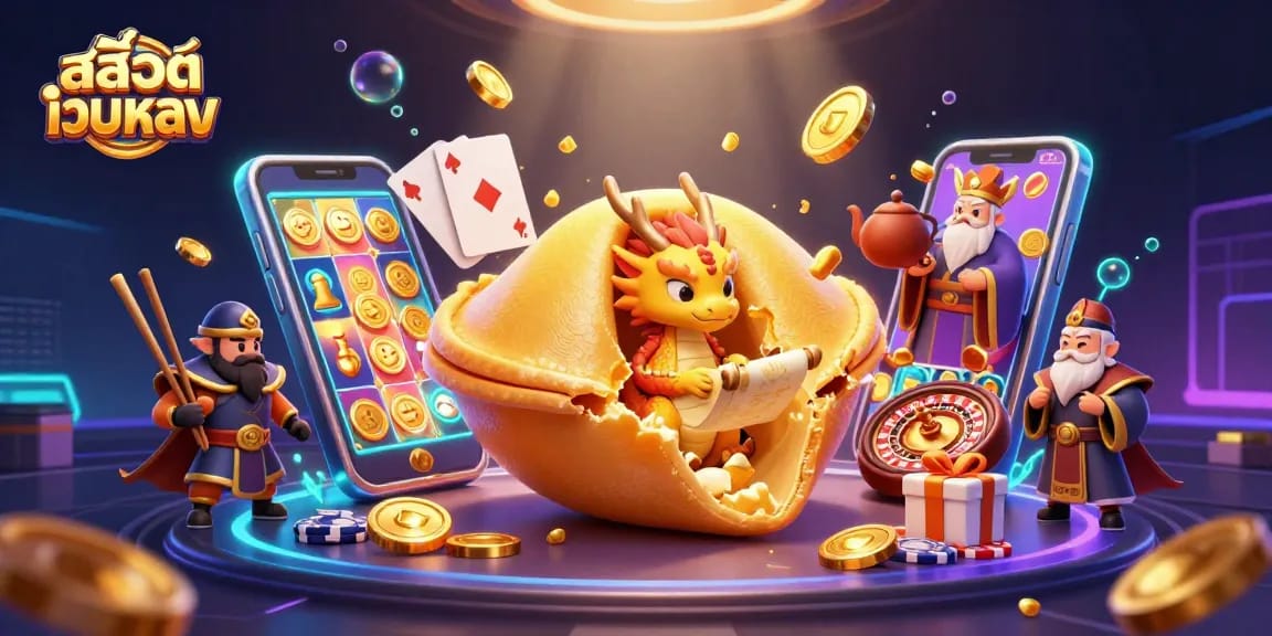 Play exciting สล็อตเว็บตรง games with cartoon characters and dynamic slots in a rich gaming scene.