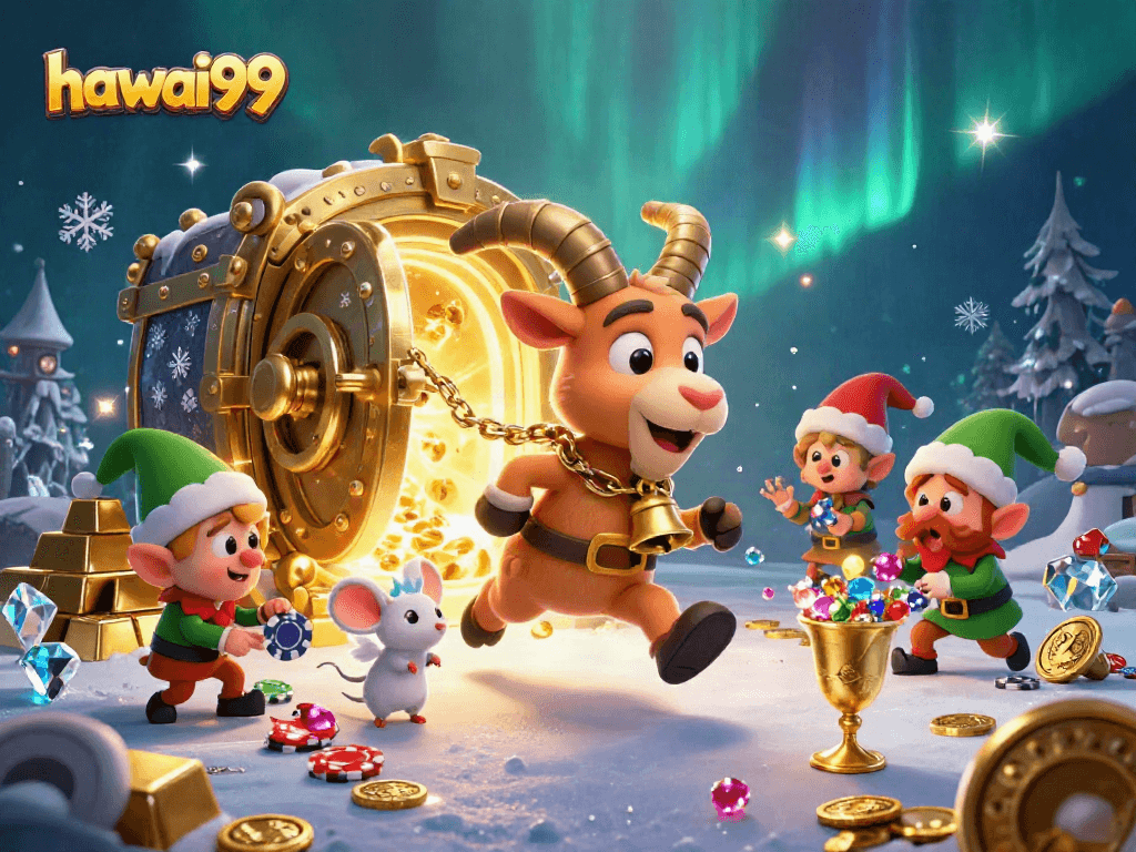 Engage with hawai99 as Krampus and friends create a festive casino adventure