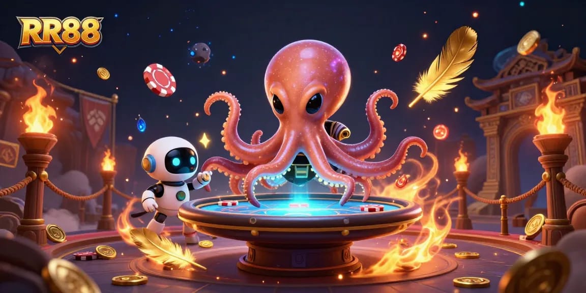 Engage with RR88's thrilling experience using vibrant space-themed casino elements.