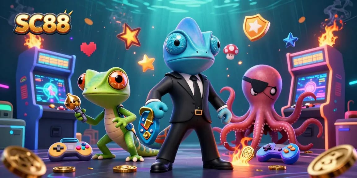 SC88 showcases vibrant casino action with colorful characters and dynamic game elements.