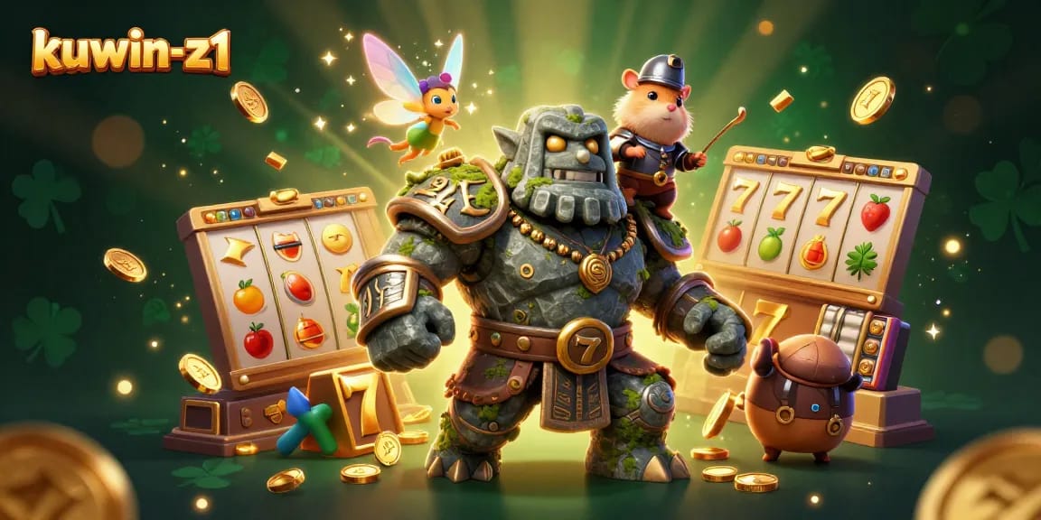 Experience the thrill of betting with kuwin-z1 through this captivating 3D casino illustration.