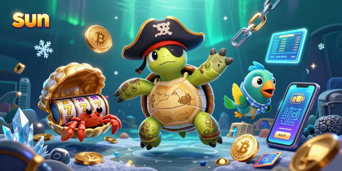 Play thrilling casino games with the sun highlighting a vibrant underwater treasure scene.