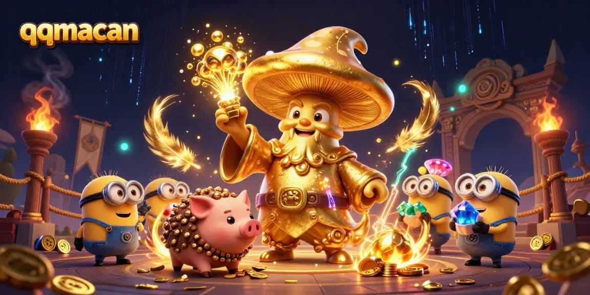 qqmacan unleashes the magic of a casino adventure with golden treasures and mystical creatures.