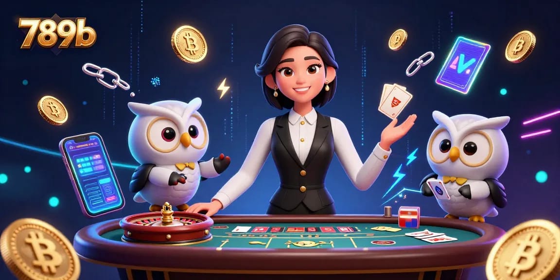 Experience thrilling gameplay at 789b with live dealers, cryptocurrency elements, and vibrant casino action.