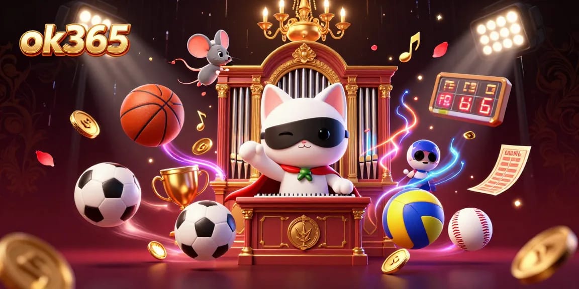 Engage with ok365's thrilling casino experience, featuring vibrant characters and dynamic game elements.