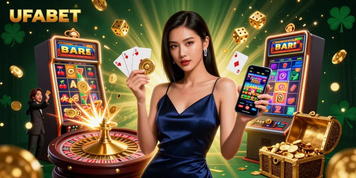 Experience UFABET's excitement with slot machines, roulette, and a stunning visual display of games.