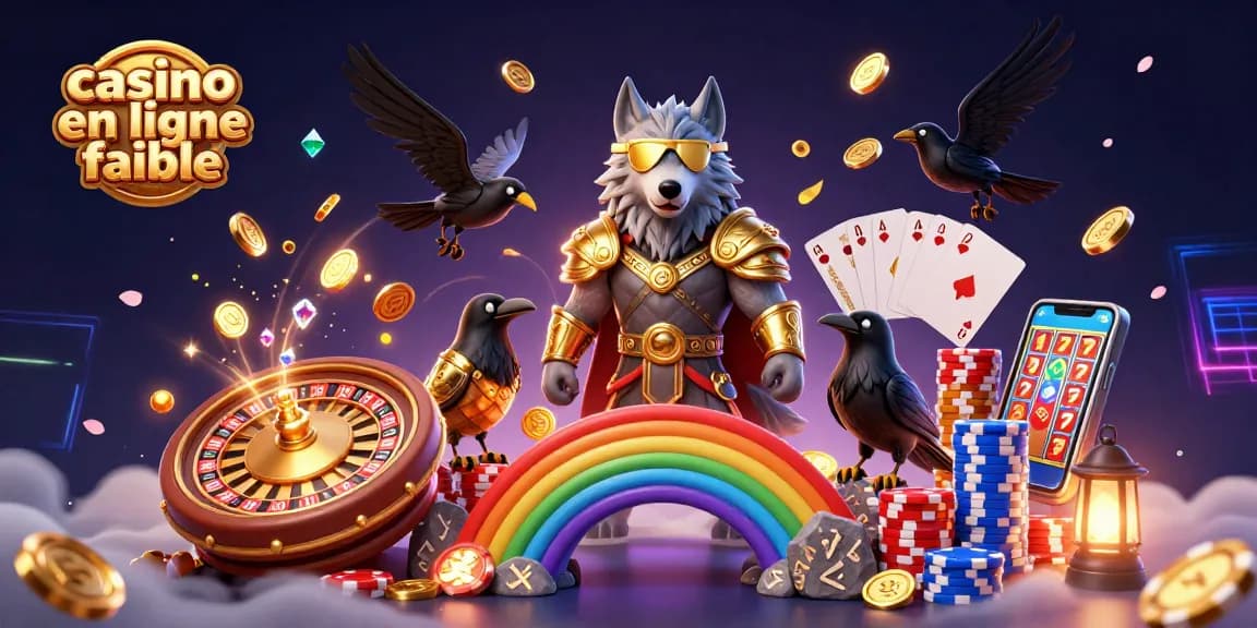 Profitez des meilleures offres sur casino en ligne fiable avec cette scène dynamique et colorée de jeux d'argent.