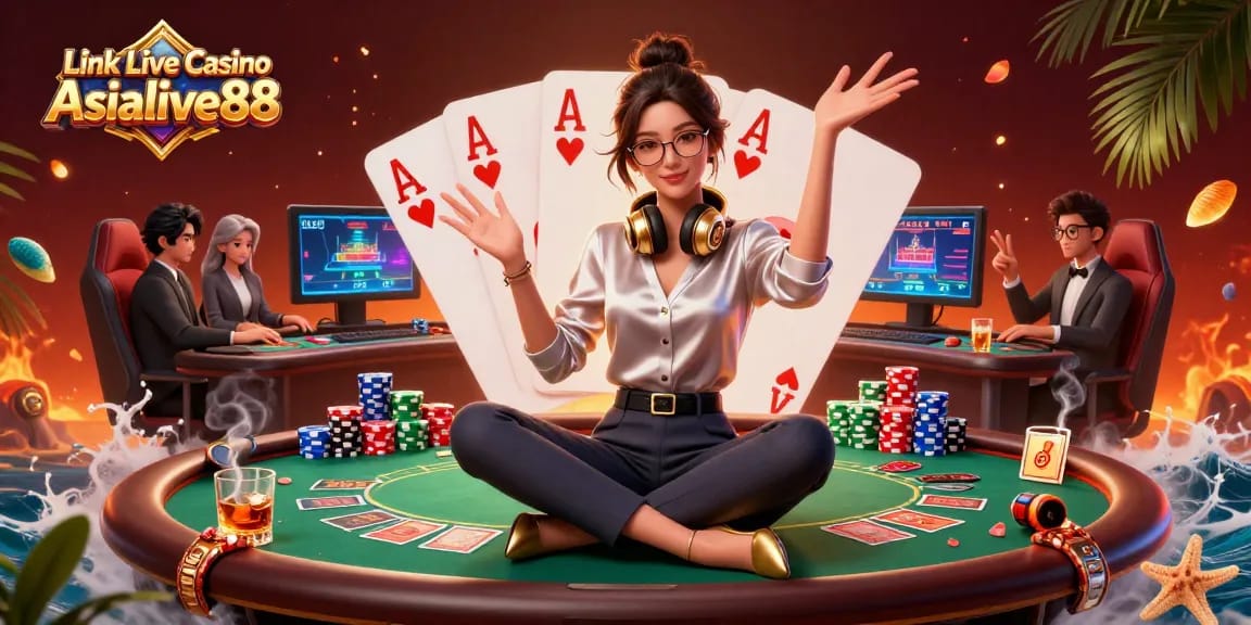 Experience the thrill of Link Live Casino Asialive88 with a dynamic gaming setup and real dealer games.