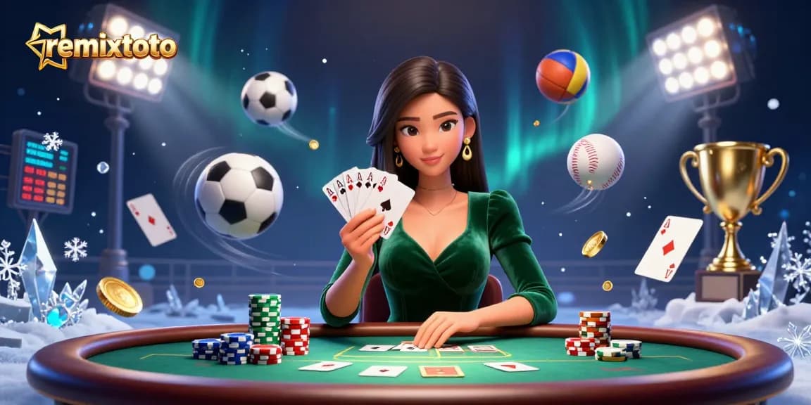 Experience excitement and strategy at Remixtoto with stunning poker gameplay and dynamic sporting elements.