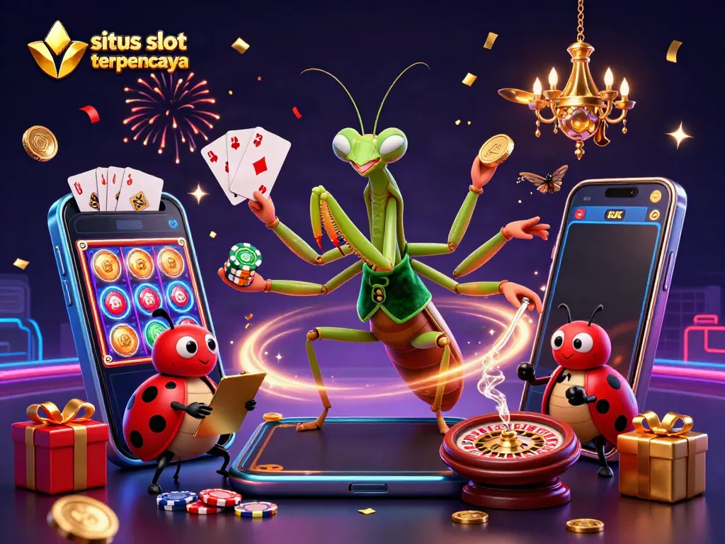 Experience the thrill of situs slot gacor terpercaya with dynamic characters and casino excitement.