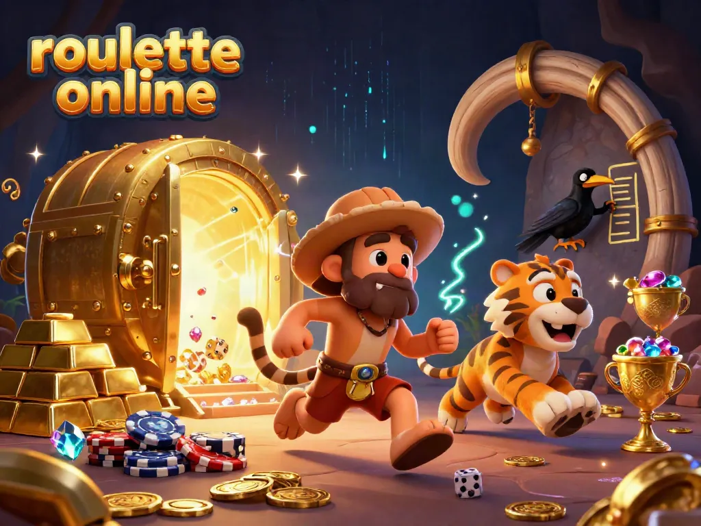 Experience thrilling roullete online with caveman casino characters and dazzling treasures.