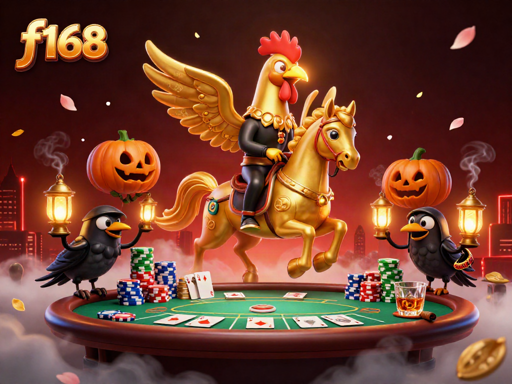 Engage in electrifying casino action with f168's dynamic characters and vibrant gaming elements.