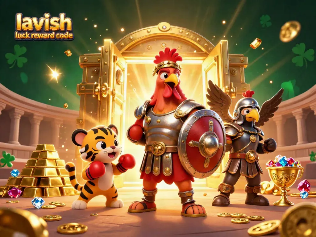 Engage with captivating gaming action in Lavish Luck reward code, where gold and gems sparkle everywhere.
