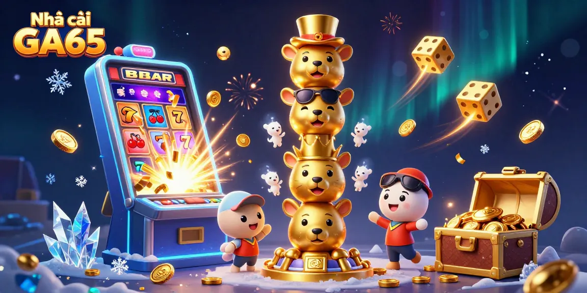 Experience the thrill of betting at Nhà cái GA65 with dynamic casino elements exploding into action.