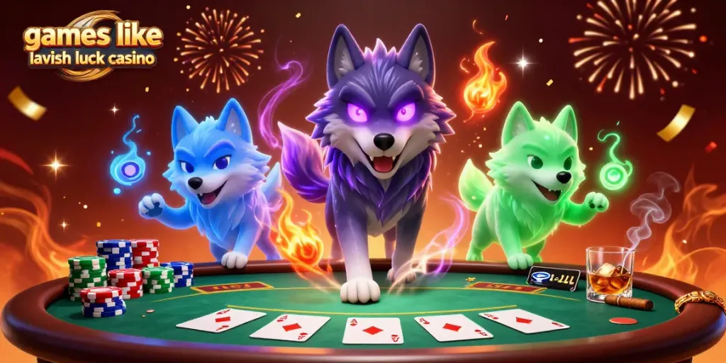 Engage with games like Lavish Luck Casino featuring unique characters and vibrant casino elements.