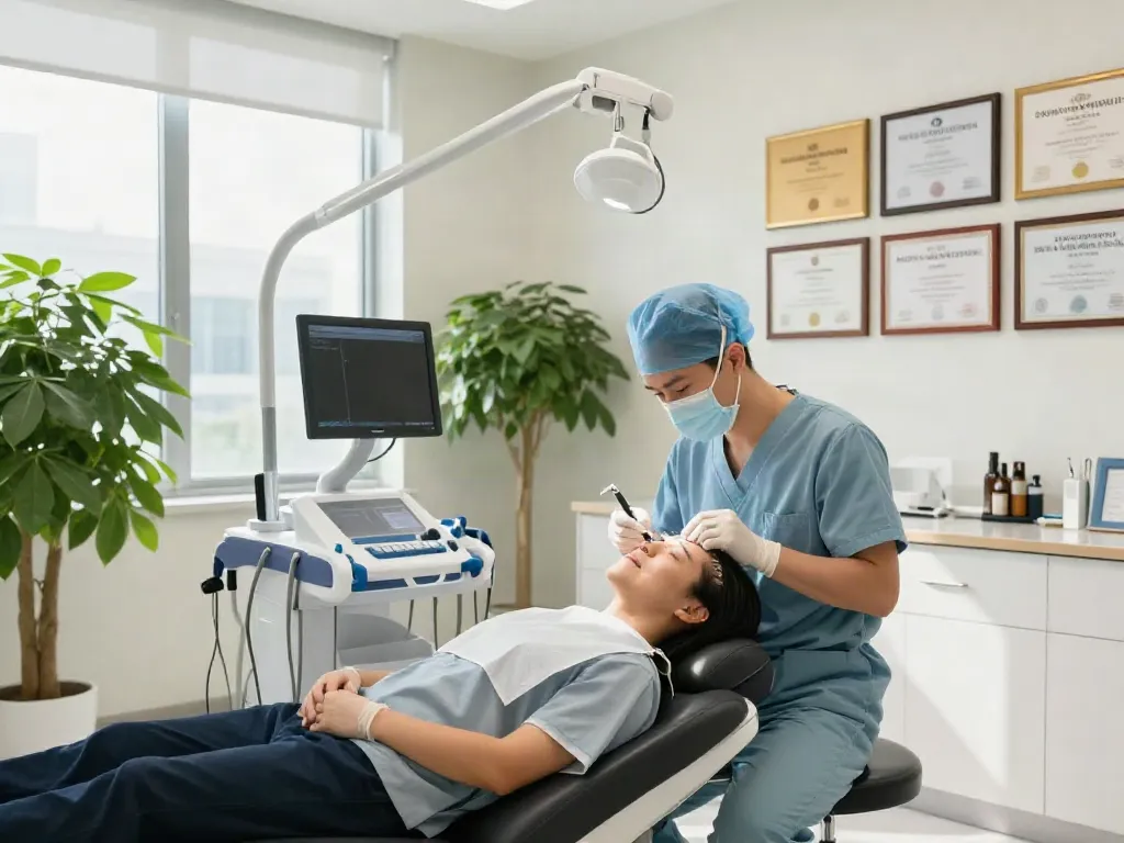 SMART™ FUE hair transplant procedure in a modern clinic in Malaysia.