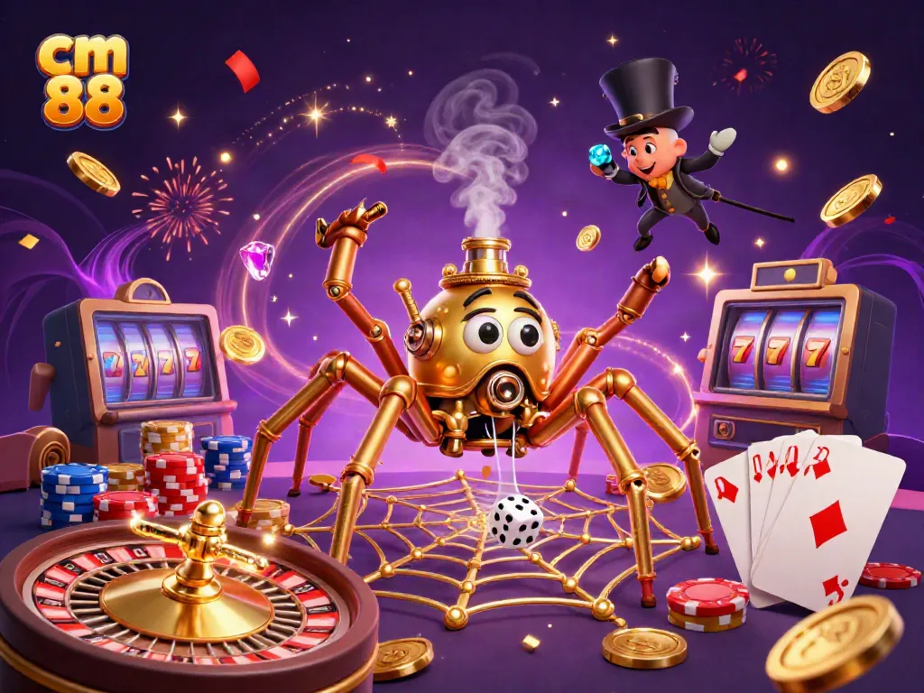 Celebrate big wins and exciting games at cm 88 with steampunk elements and vibrant casino action.