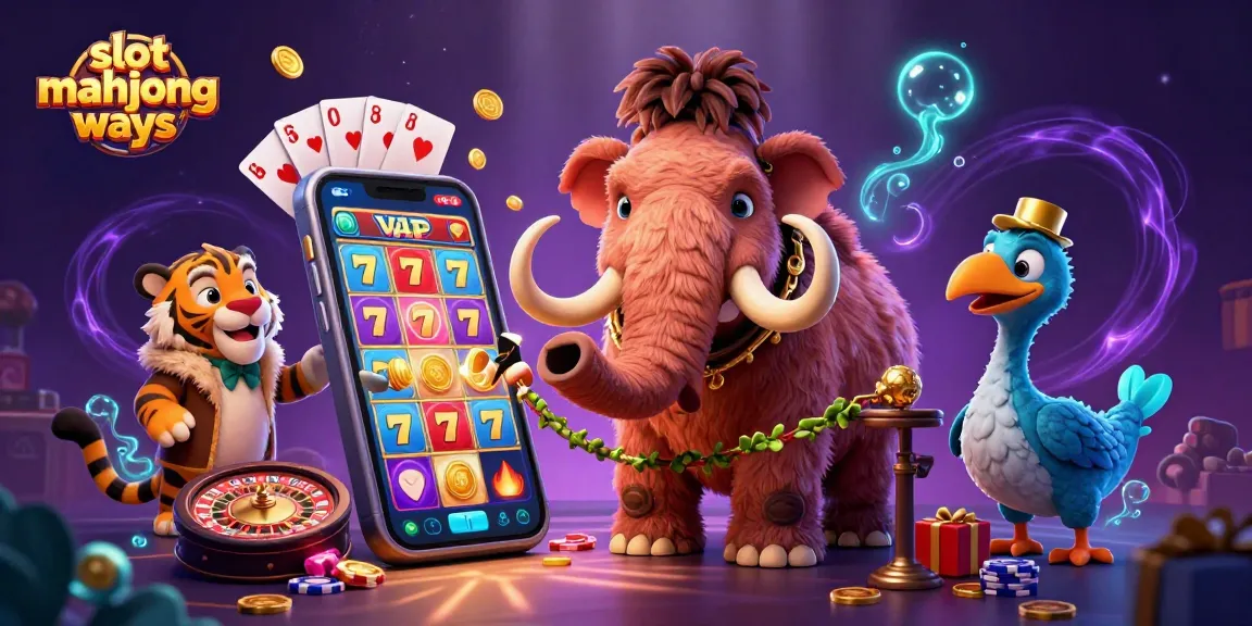 Engage with slot mahjong ways featuring a vibrant casino scene with unique characters in a dynamic setting.