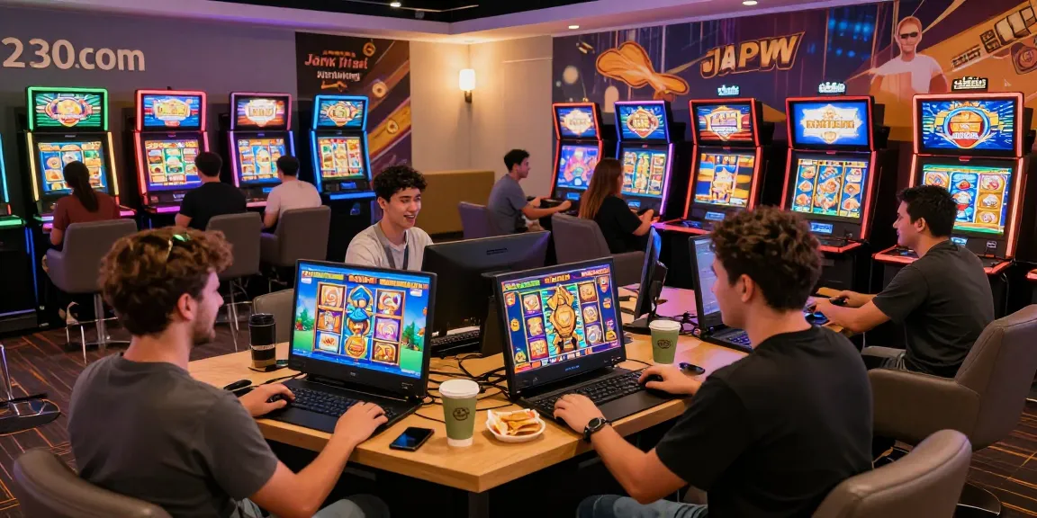 Engaged players enjoying exciting slot games at wd138.com in a vibrant digital casino atmosphere.