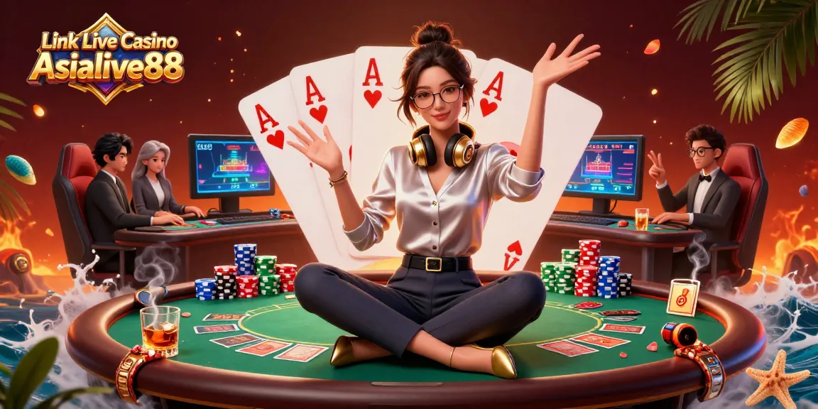 Experience the thrill of Link Live Casino Asialive88 with a dynamic gaming setup and real dealer games.
