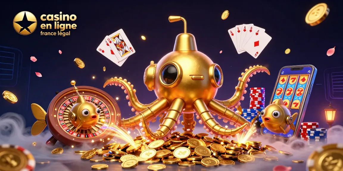 Plongez dans l'univers des jeux avec casino en ligne france légal, en découvrant une illustration 3D des trésors du casino.
