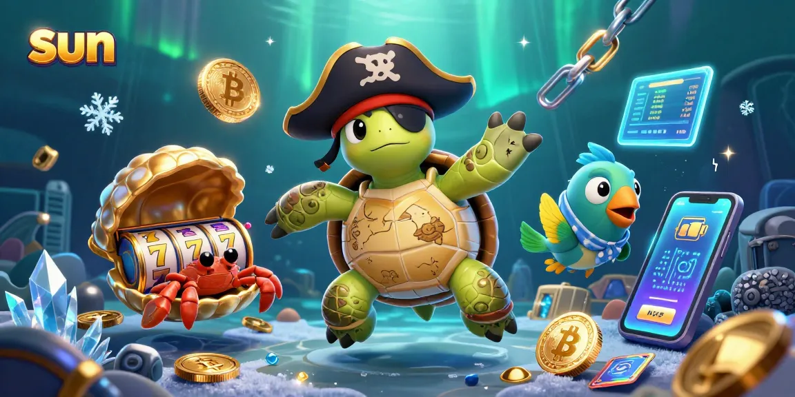 Play thrilling casino games with the sun highlighting a vibrant underwater treasure scene.