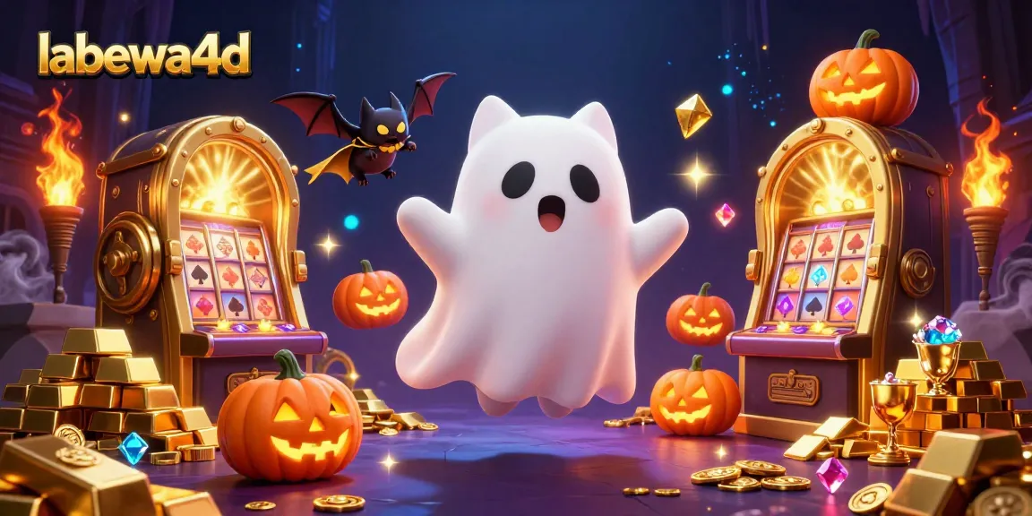 Permainan labewa4d membawa keseruan kasino dengan karakter kucing hantu dan kelelawar vampir yang menarik.