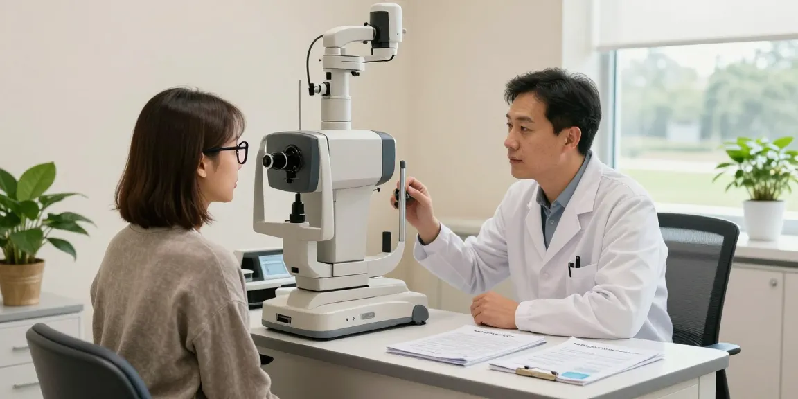 SNU Eye Clinic consultation showcasing personalized eye care with advanced diagnostic tools and a caring environment