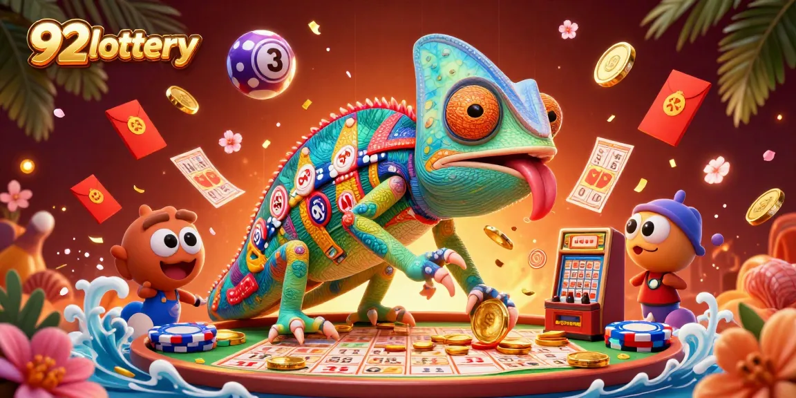 Engage with 92lottery's exciting lottery games featuring vibrant characters and golden rewards.