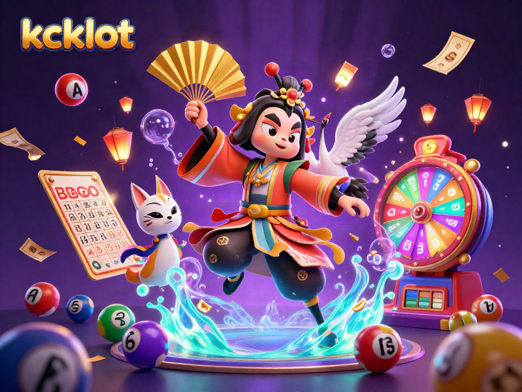 Kckslot menghadirkan gambar 3D yang memukau dengan karakter kabuki dan elemen kasino yang dinamis.