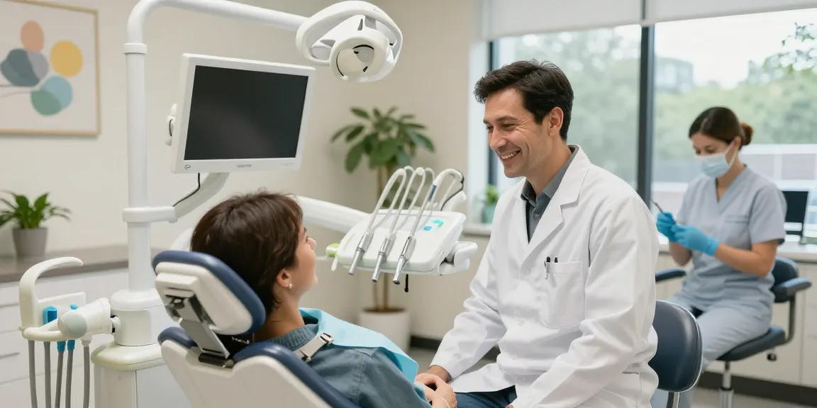 Best dentist in Mooresville welcoming patients in a bright, friendly dental office.