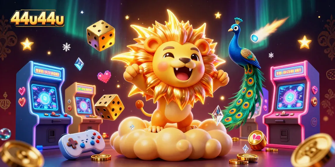 Experience thrilling gameplay with 44u44u, featuring vibrant characters and dynamic casino elements.