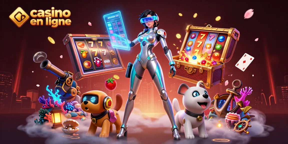 Engagez-vous dans l'excitation du casino en ligne à travers des éléments de jeu 3D passionnants et des personnages vibrants.