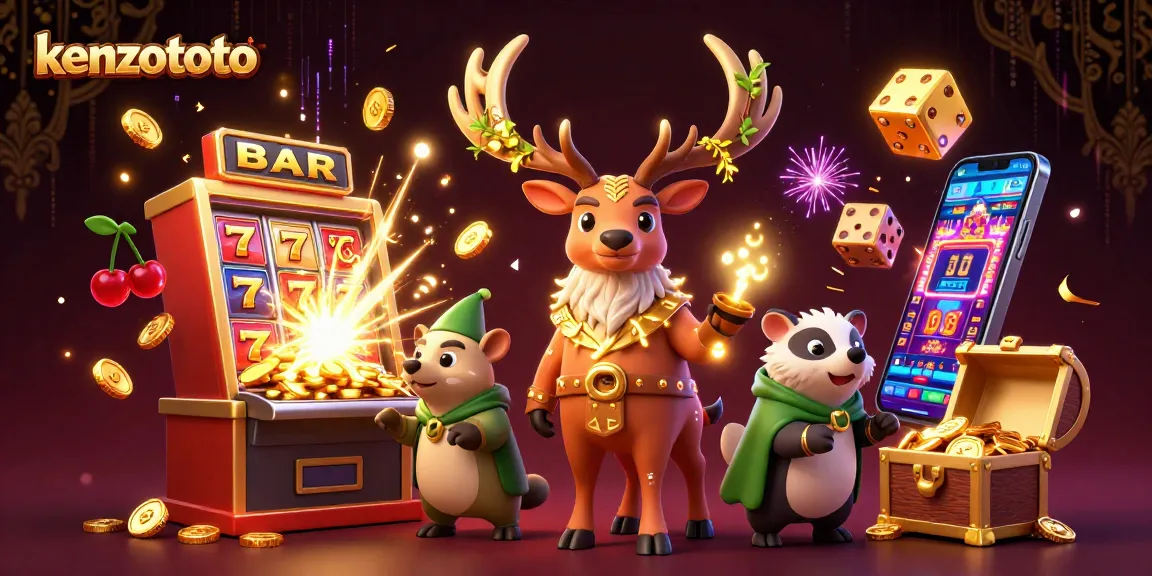 Experience excitement with kenzototo as the mystical stag, badger, and vibrant games ignite your winning potential.
