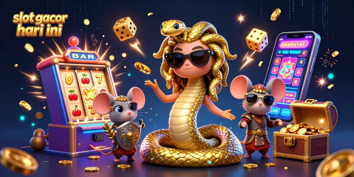 Experience thrilling wins with slot gacor hari ini in an exciting 3D casino scene