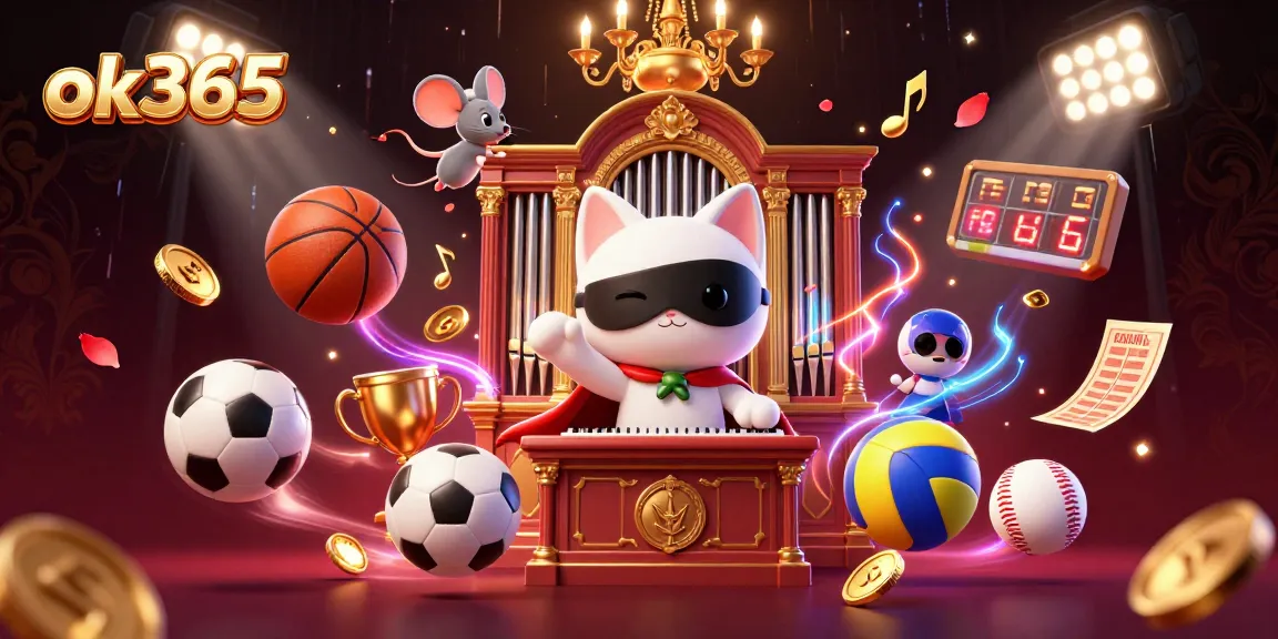Engage with ok365's thrilling casino experience, featuring vibrant characters and dynamic game elements.