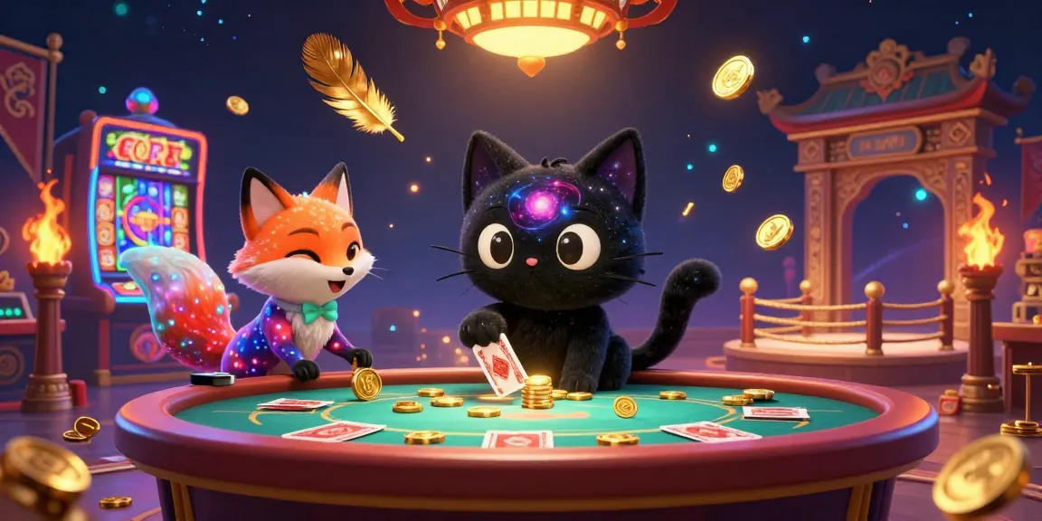 Experience thrilling gameplay at 88M's cosmic casino with vibrant characters and dynamic gold elements.